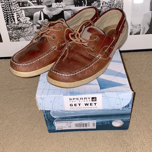 Sperry Bluefish 2 Eye Tan Boat Shoes - Picture 7 of 8